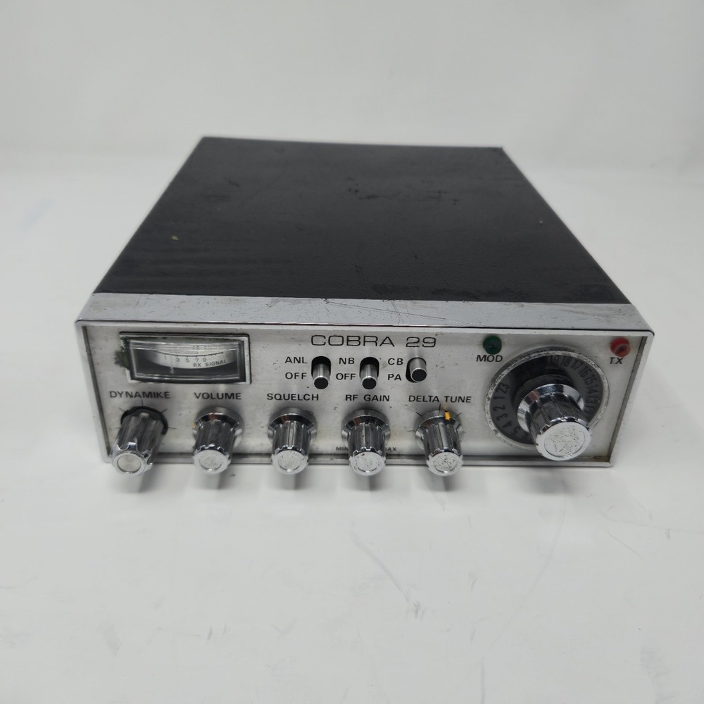 Vintage Cobra 29 23 Channel CB Radio Dynascan Japan - Tested Working Excellent